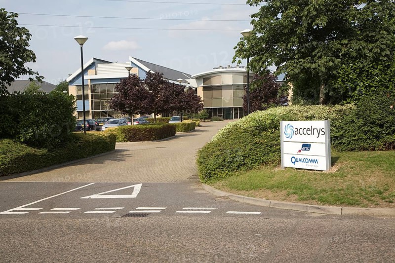Modern high-tech businesses located in Cambridge Science park, Cambridge, England founded by Trinity College in 1970, is the oldest science park in the United Kingdom