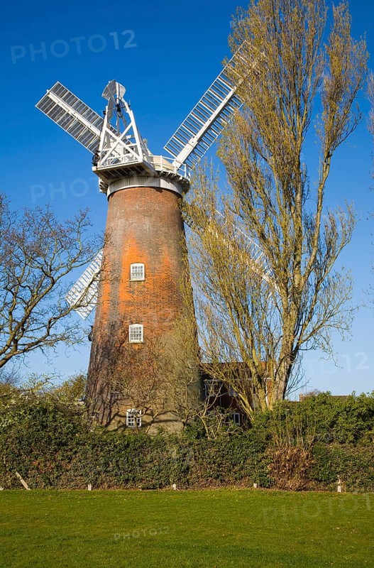 Buttrum's Mill windmill, Woodbridge, Suffolk, England, United Kingdom, Europe