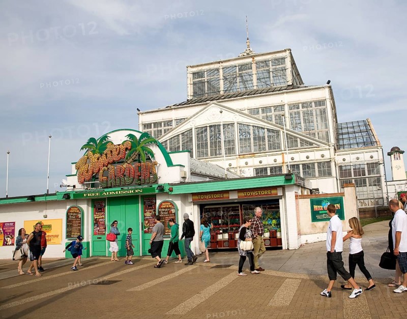 Winter Gardens glasshouse pavilion, Great Yarmouth, Norfolk, England, United Kingdom, Europe