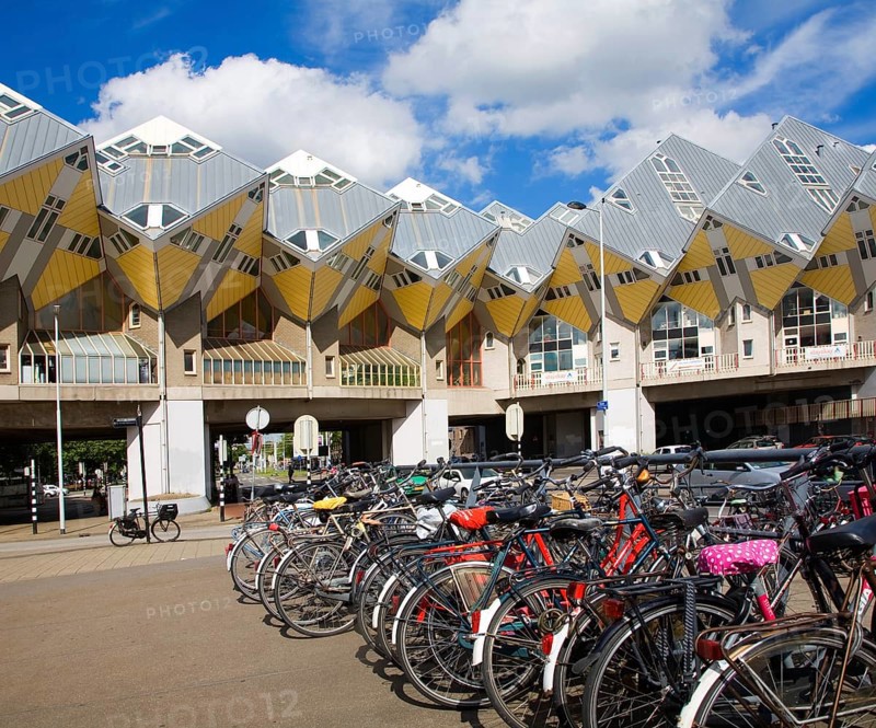Kubuswoning Cube Houses, Blaak, Rotterdam, Netherlands architect Piet Blom