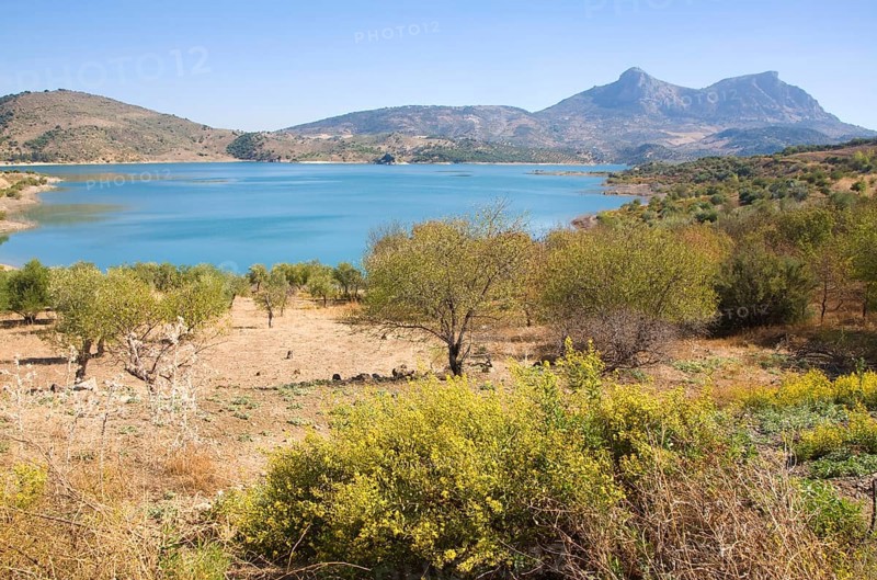 Embalse de Zahara reservoir Sierra de Grazalema, Cadiz Province, Andalusia, Zahara de la Sierra, Cadiz province, Spain, Europe
