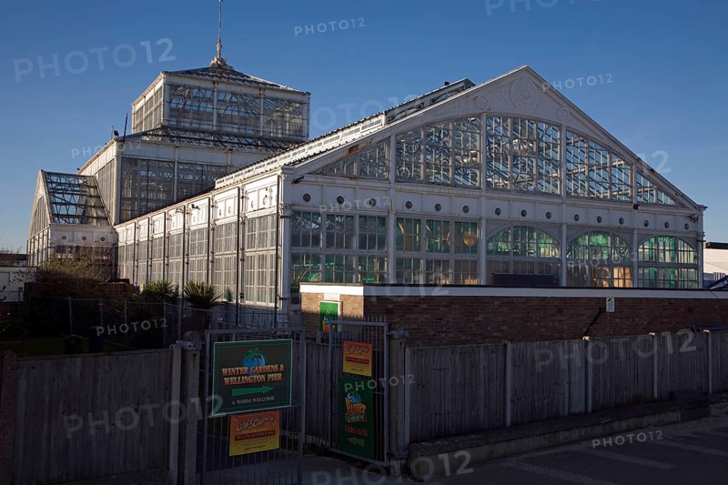 Winter Gardens glasshouse building, Great Yarmouth, Norfolk, England, United Kingdom, Europe