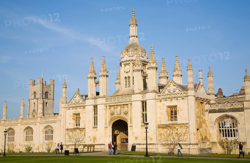 The Gatehouse, King's College, Cambridge university, Cambridgeshire, England, United Kingdom, Europe