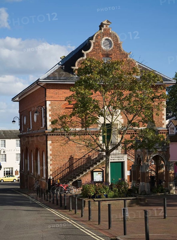 Sixteenth century Shire Hall building 1575 built by Thomas Seckford, Woodbridge, Suffolk, England, United Kingdom, Europe