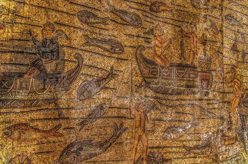 Basilica of Aquileia from the 11th century, largest floor mosaic of the Western Roman Empire, UNESCO World Heritage Site, important city in the Roman Empire, Friuli, Italy, Aquileia, Friuli, Italy, Europe