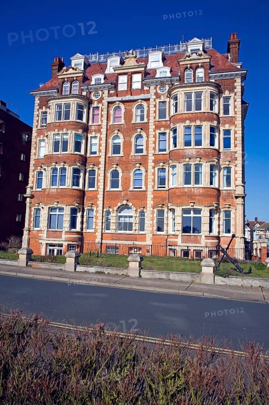 Cliff House Edwardian or Victorian building, Hamilton Gardens, Felixstowe, Suffolk, England, United Kingdom, Europe