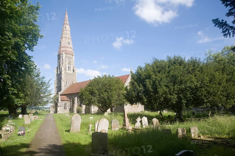 Parish church of Saint Andrew, Great Finborough, Suffolk, England, UK