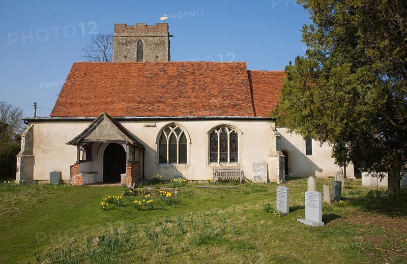 Parish church of All Saints at Shelley, Suffolk, England, United Kingdom, Europe