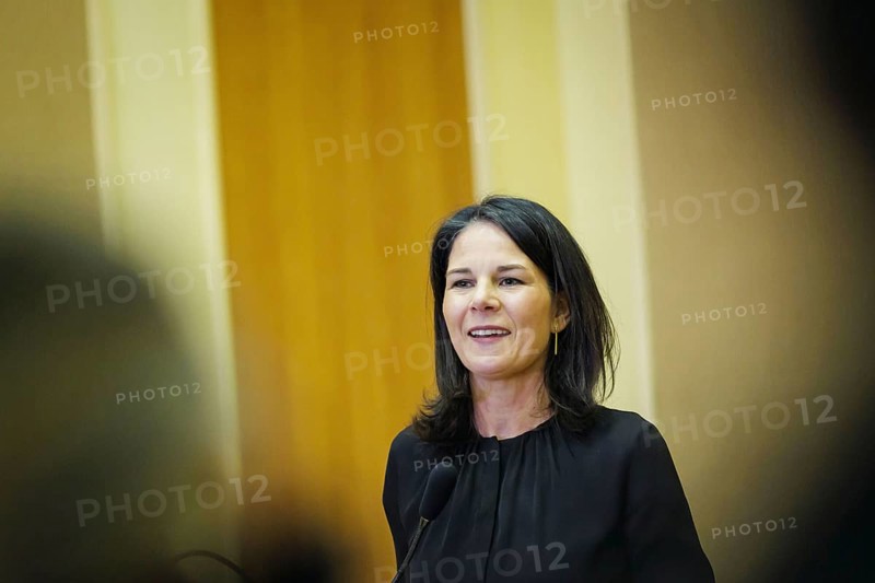 Annalena Baerbock (Alliance 90/The Greens), Federal Foreign Minister, gives a press conference in Odessa. Odessa, 24.02.2024. Photographed on behalf of the Federal Foreign Office