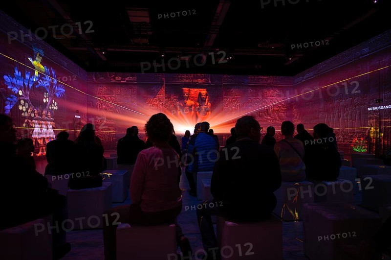 Exhibition about Tutankhamun, immersive, interactive, Hanns-Martin-Schleyer-Halle, Stuttgart, Baden-Wuerttemberg, Germany, Europe
