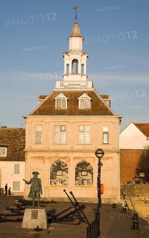 Seventeenth century Custom House building at King's Lynn, Norfolk, England, United Kingdom, Europe