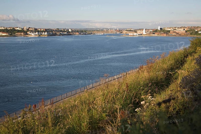 River Tyne at Tynemouth, Northumberland, England, United Kingdom, Europe