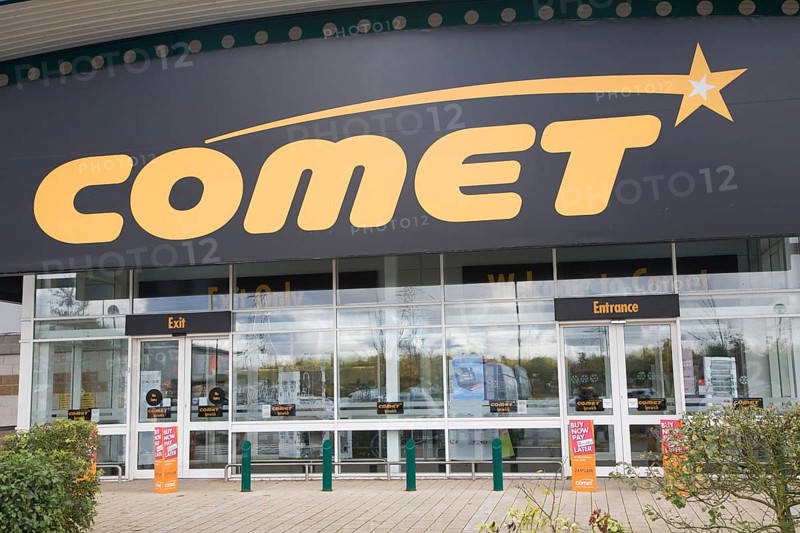 2 November 2012 Comet store at Anglia Retail Park, Ipswich, Suffolk England one of some 250 stores employing 6, 500 goes into administration