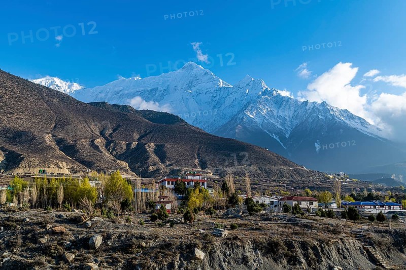 Nilgiri mountain, Jomsom, Nepal, Asia