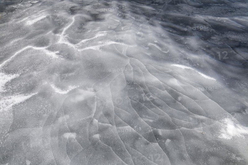 Winter, ice structure, Saint Lawrence River, Province of Quebec, Canada, North America