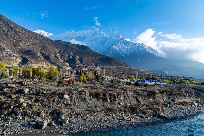 Nilgiri mountain, Jomsom, Nepal, Asia