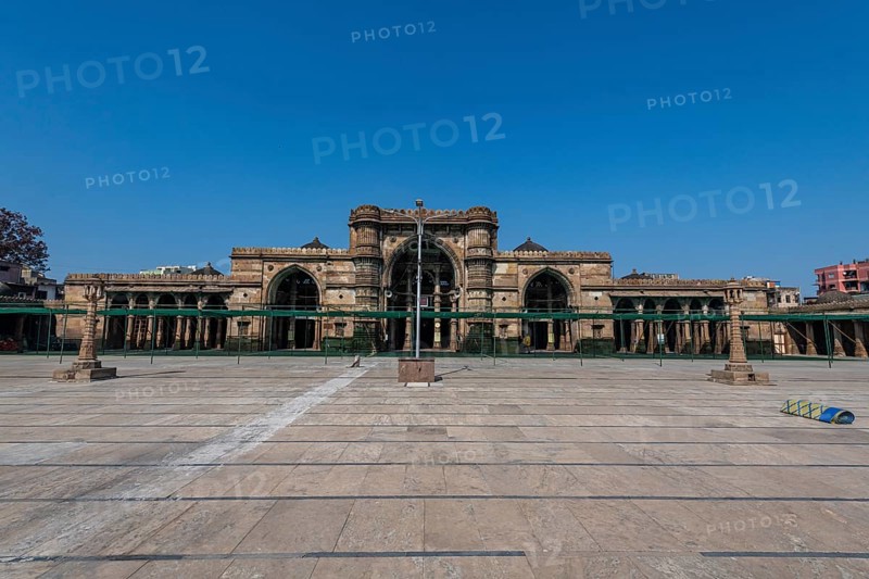 Jama mosque, Unesco site, Ahmedabad, Gujarat, India, Asia
