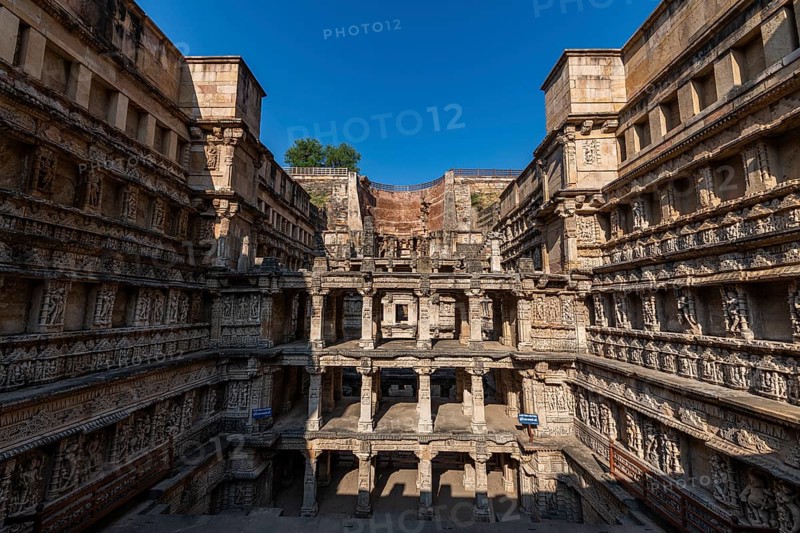 Unesco site, Rani Ki Vav, The Queen's Stepwell, Patan, Gujarat, India, Asia