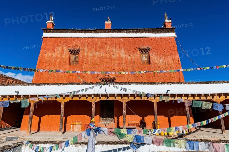 Lo Manthang monastery, Kingdom of Mustang, Nepal, Asia