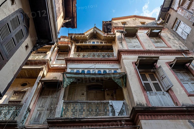 Old town of the Unesco site, Ahmedabad, Gujarat, India, Asia