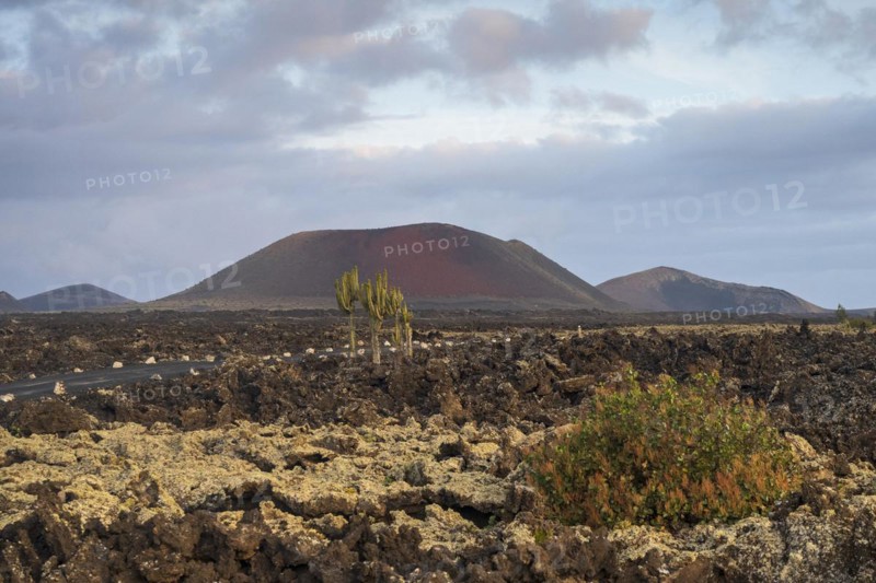Caldera Colorada, Parque Natural de Los Volcanes, Masdache, Lanzarote, Canary Islands, Spain, Europe