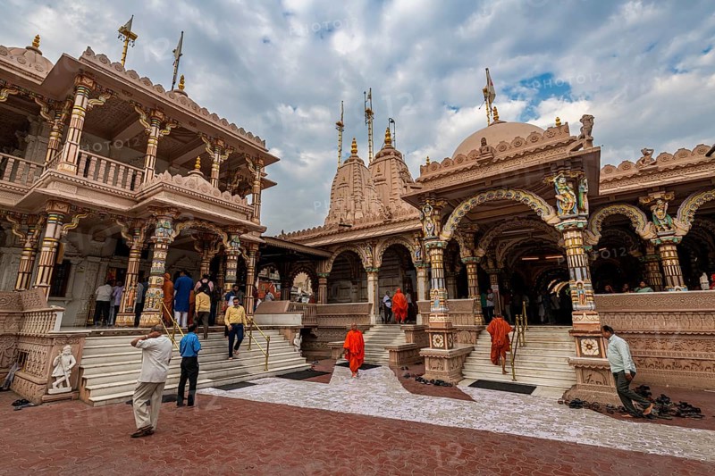 Shree Swaminarayan mandir Kalupur, Unesco site, Ahmedabad, Gujarat, India, Asia