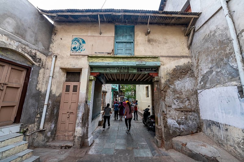 Old town of the Unesco site, Ahmedabad, Gujarat, India, Asia