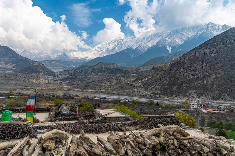 Nilgiri mountain, Jomsom, Nepal, Asia