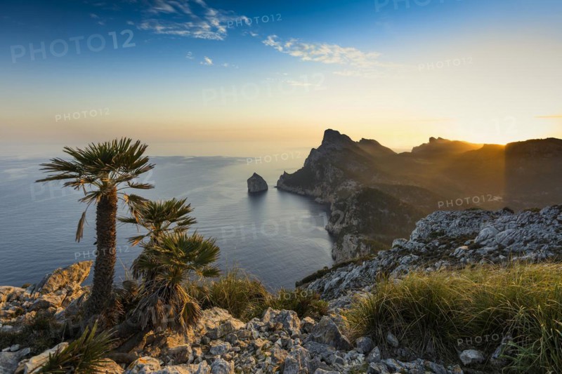 Sunrise, Cape Formentor, Port de Pollenca, Serra de Tramuntana, Majorca, Majorca, Balearic Islands, Spain, Europe