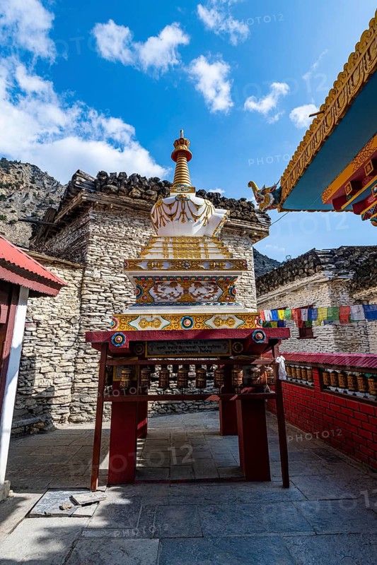 Historical village of Marpha, Jomsom, Nepal, Asia