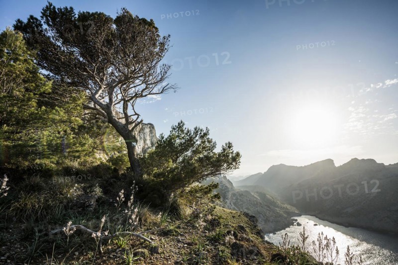Sunset, Cape Formentor, Port de Pollenca, Serra de Tramuntana, Majorca, Majorca, Balearic Islands, Spain, Europe