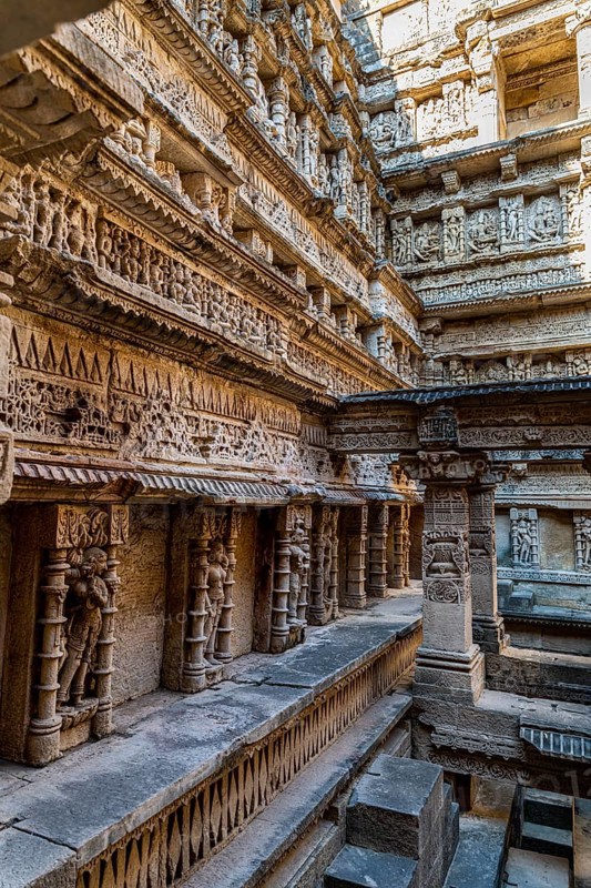 Unesco site, Rani Ki Vav, The Queen's Stepwell, Patan, Gujarat, India, Asia