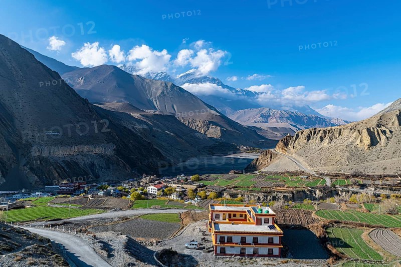 Nilgiri mountain, Jomsom, Nepal, Asia