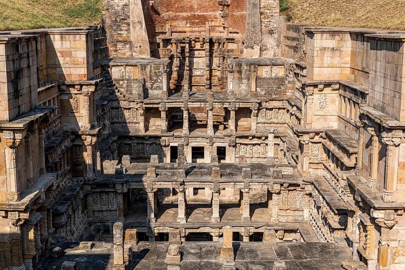 Unesco site, Rani Ki Vav, The Queen's Stepwell, Patan, Gujarat, India, Asia