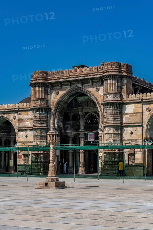Jama mosque, Unesco site, Ahmedabad, Gujarat, India, Asia