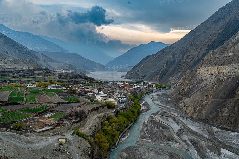 Kagbeni village, Kingdom of Mustang, Nepal, Asia