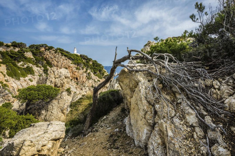 Lighthouse, Punta de Capdepera, Cala Ratjada, Majorca, Balearic Islands, Spain, Europe