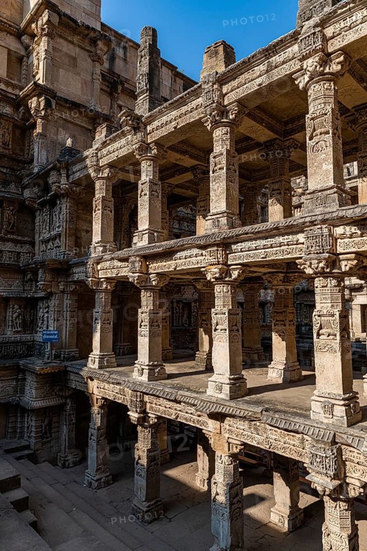 Unesco site, Rani Ki Vav, The Queen's Stepwell, Patan, Gujarat, India, Asia