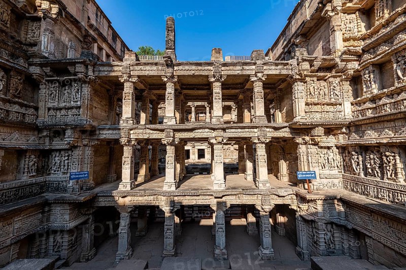 Unesco site, Rani Ki Vav, The Queen's Stepwell, Patan, Gujarat, India, Asia