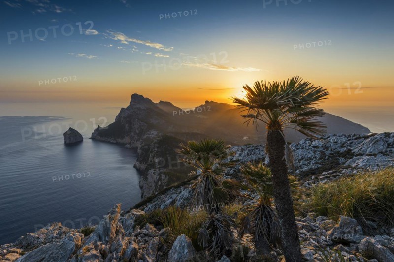Sunrise, Cape Formentor, Port de Pollenca, Serra de Tramuntana, Majorca, Majorca, Balearic Islands, Spain, Europe