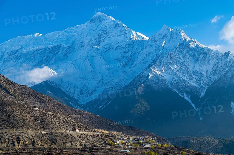 Nilgiri mountain, Jomsom, Nepal, Asia