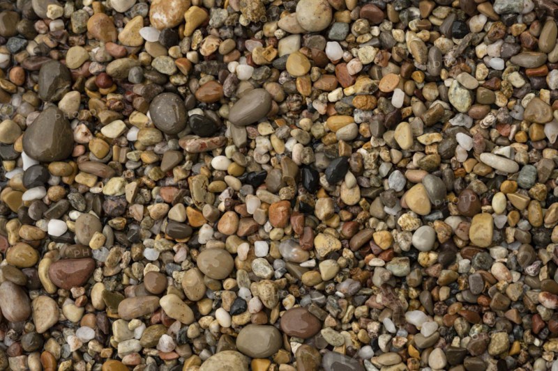 Colourful stones on the beach of Malolo, Milos, Cyclades, Greece, Europe