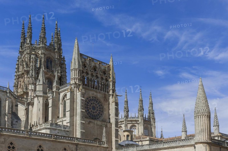 Cathedral of the Virgin Mary, Leon, church, sacred building, building, old town, city centre, historic, Christianity, religion, Gothic, Gothic, building, architecture, UNESCO, World Heritage Site, architectural style, Middle Ages, travel, holiday, tourism, city trip, Burgos, Spain, Europe