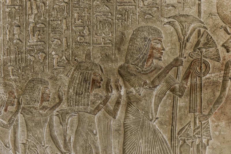 Hieroglyphs on a plate as a relief, message, drawing, Egyptian, kingdom, antiquity, world history, history, tradition, culture, cultural history, stone, sign, language, sculpture, tomb, Cairo, Egypt, Africa