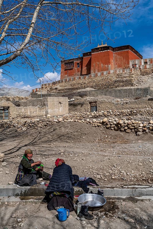 Thubten Shedrup Dhagyeling Monastery, Tsarang, Kingdom of Mustang, Nepal, Asia