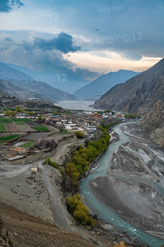 Kagbeni village, Kingdom of Mustang, Nepal, Asia