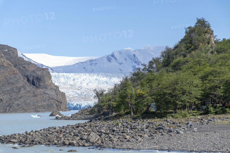 Glacier, Lago Grey, Torres del Paine National Park, Parque Nacional Torres del Paine, Cordillera del Paine, Towers of the Blue Sky, Region de Magallanes y de la Antartica Chilena, Ultima Esperanza Province, UNESCO Biosphere Reserve, Patagonia, End of the World, Chile, South America