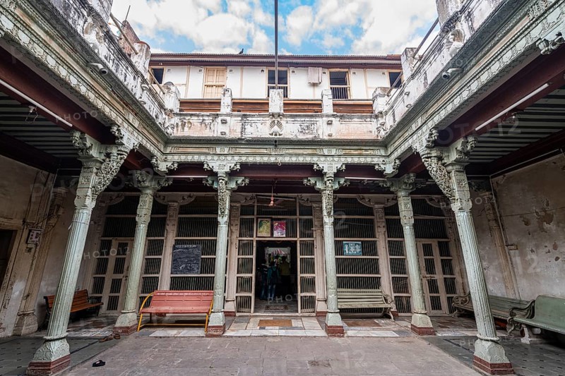 Old town of the Unesco site, Ahmedabad, Gujarat, India, Asia
