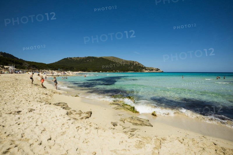 Beach, Cala Guya, Cala Rajada, Majorca, Majorca, Balearic Islands, Spain, Europe