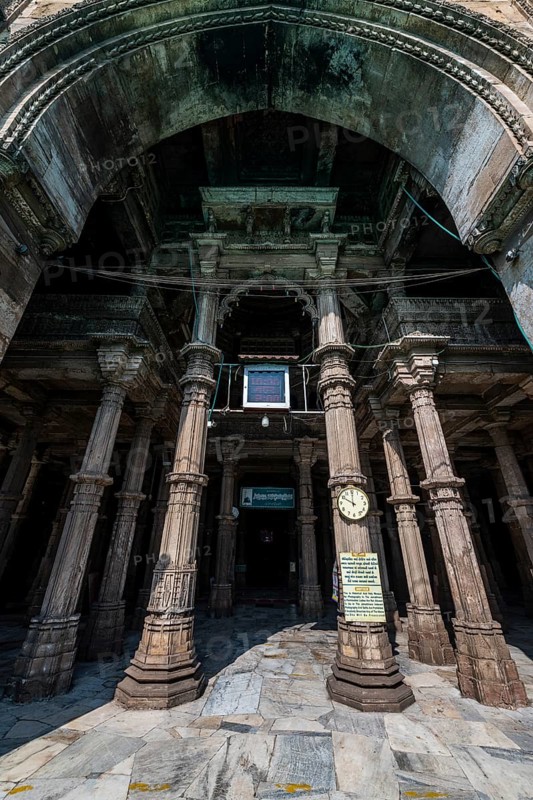 Jama mosque, Unesco site, Ahmedabad, Gujarat, India, Asia